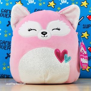 Squishmallow Flora the Fox 8" 2020 Valentine's Day Holiday Toy Plush NWT